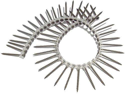 Forgefix DWS55BPC Phillips Waldhorn Head Trockenbau magazinierte Schraube – Schwarz Phosphat