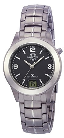 Master Time Funk Quarz Damen Uhr Analog-Digital mit Titan Armband MTLT-10350-22M
