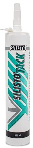 SILISTO TACK Montagekleber 290ml - 1K MS-Polymer-Klebstoff mit hoher Anfangshaftung - (1, Schwarz)