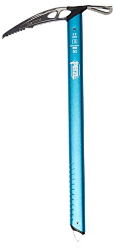 PETZL Glacier Literide Ice Axe 50 cm Carabiner One Size Silver