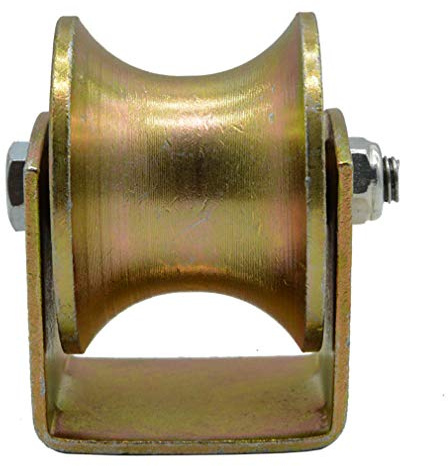 U-Nut Schiebetor Rollen Transportrollen,45# Stahl Laufrolle,Möbelrollen,Schwerlastrollen-Schiebetür-Roller,Radschiene,Stahllager,für Industriewagen,Drahtseilschiene,Schiebetür (Nutbreite 41mm)
