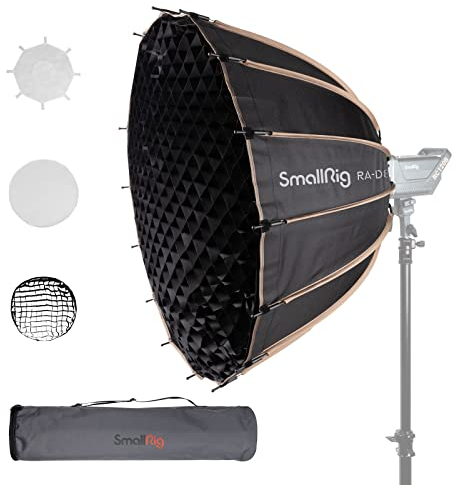 SMALLRIG RA-D85 Parabolic Softbox, 85 cm Quick Release Parabolic Soft Box for Bowens Mount COB Lights for SMALLRIG for Neewer for Aputure for Godox - 3586