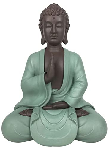 Zen Arôme SBM5 Bodhi Zen Statue, Grün/Braun, 20cm Höhe