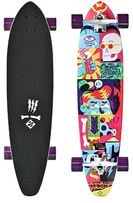 Streetsurfing Longboard Cut Kicktail 36'' Comics