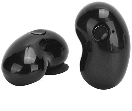 Écouteurs Stéréo sans Fil 5.1 dans L'oreille à Commande Tactile avec Casque Micro pour Le Sport, Les Jeux et la Course à Pied (Black)