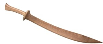 Sciabola di Taiji in legno bianco 84 cm
