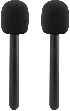 JCMOYUTY for DJI Mic Holder, Stand for DJI Mic 1/2, Replacement Interview GO Handheld Adaptor for Rode Wireless GO II / 2 / ME/Pro, Wireless Lav Microphone Handle Mount 2-Pack Adapter Accessories