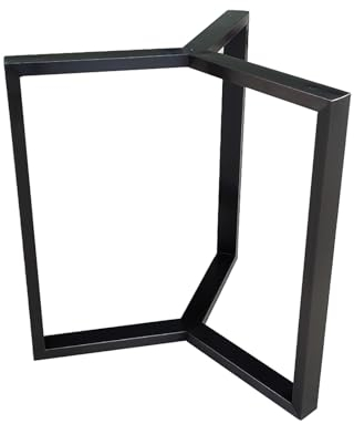 DAVBIR Metall-Tischbeine, 1 Stück Möbelbeine, inklusive Schrauben, Metallbein für Beistelltische, Moderne Schreibtische, Nachttische, Werkbank, Besprechungstisch