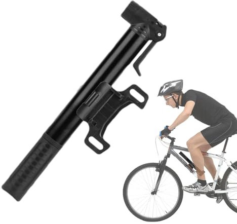 Tragbare Fahrradpumpe, manuelle Hochdruck-Rahmenpumpe, Reifenluftpumpe, tragbare Reifenpumpe, Hochdruck-Rahmenpumpe für Fahrrad, Mountainbike, Fahrradausrüstung