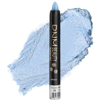 Crayon Étanche Fard À Paupières Imperméable Longue Durée, Stick Fard À Paupières Crème Shimmer Eyeshadow Stick, Pailleté Bâton d'Ombre à Paupières Stylo Créer Brillant Maquillage Des Yeux (Bleu ciel)