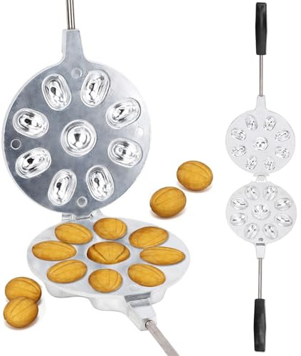 Walnuss-Plätzchenform-Hersteller, 9 vielseitige Walnuss-Plätzchenformen aus Aluminium zum Backen zu Hause