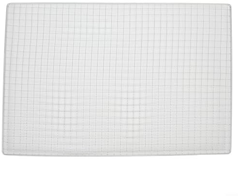 Tapis de cuisson en maille pour barbecue - Antiadhésif - Pour griller de la viande et des légumes (cadre 3,4, 60 x 40 cm)