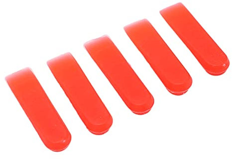 Pack of 1000 Tile Leveling Wedges, 0.2 Inch PE, Red, Wear-Resistant Tile Leveling Spacers for Decoration
