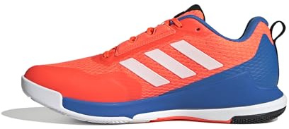 Adidas Uomo Novaflight 2 Indoor Shoes, Team Solar Orange/Zero Metalic/Bright Royal, 36 EU