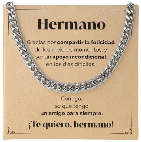 SOFIA FERRER Colgante Hombre, Regalo Personalizado, Collar Acero Inoxidable - Amigo Invisible, Hijo, Cumpleaños, Navidad, San Valentin