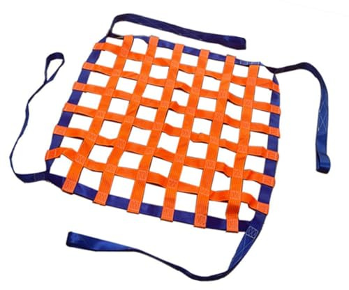 OOPDNEGAK Hangendes Hebenetz - Flaches Nylonnetz, Anhängernetz, Schutznetz Garten, Cargonetz Heavy Duty, Für Treppenhebungsnetz, Frachtnetz, Anpassbar, Last 0,3-3,5 Tonnen(4 X 4M/Mesh 20cm/Load 3.5t)