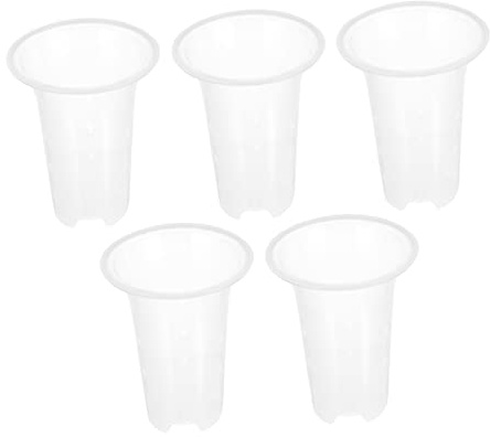 BESPORTBLE 5pcs Orchid Pot Large Plant Pot Flower Mesh Vase Perlite for Indoor Plants Orchid Mix Self Watering Planters Planters Vase for Flowers Vases Balcony Decoration Plastic