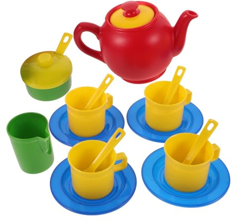 SOPOTUTU Vajilla Pequeña De Juguete Juego De Té Infantil Adornos De Casa De Juguete De Simulación
