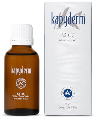 KAPYDERM Tónico anticaspa Profesional KS-115 30ml · Elimina piojos, caspa persistente y descamación · Calma el picor y regenera cuero cabelludo sensible