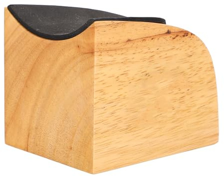 POENVFPO Ruhestand der Gitarrenhals, Stütze von Eichenholzinstrumenten mit Einstellbarer Höhe, Leicht, Kompakt und Tragbar für Gitarrenbass-Ukulele-Reparaturen und Saitenwechsel, Nicht Rutsches