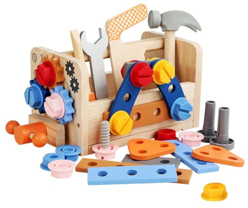 SUPVOX Coffret Outils pour Garçon Fille Jeu Éducatif pour Tout-Petits Ensemble De Jouets De Simulation Pratique Et Portable pour Apprendre à Réparer