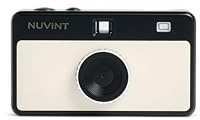 NUVINT Digitalkamera – Vintage Fotos ohne Film, Fotos Sofort aufs Handy, 12 MP, 1.000 Bilder pro Ladung (Weiß)