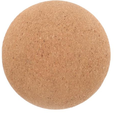 Rückenmassageball aus Kork für Gym und Zuhause, Kleiner Akupressurball | Massageball für Füße und Rücken, Khakifarben, Leicht zu Verstauen und Mitzunehmen, Robust für Häufige Nutzung