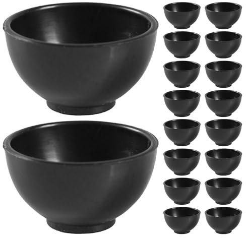 BESPORTBLE 30 ciotole in miniatura per case delle bambole: mini ciotole in plastica realistiche per decorare la cucina delle case bambole - Stoviglie in miniatura per il fai da te