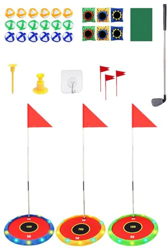 Générique Set de Golf Jouet pour - Activités en Intérieur Et en Extérieur | Set De Golf pour Jouer - pour Le Jeu en Extérieur Au Jardin La Pratique pour Les Et pour Noël Sports Plage Et