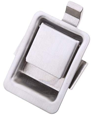 Unbekannt Edelstahl Flush Pull Lock Mini Einbau Latch für RV/Camper/Anhänger/Wohnmobil Cabinet/Tool Box