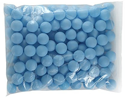 Komonee Plain Colour Ping Pong Table Tennis Balls 40mm No Logos Sky Blue (Pack Of 25)