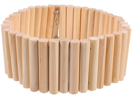 POPETPOP 60 CM Criceto Arrampicata Scala in Legno Sospensione Ponte Gabbia Rampa per Porini d'India, Ratti Riccio, Gerbilli, Topo Zucchero Glider Roditori Nani Criceto Piccoli Animali