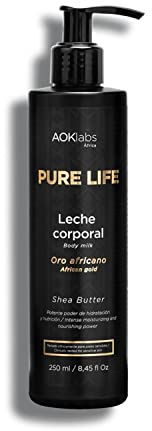 AOKlabs Pure Life – Straffende Body Milk | Körperlotion mit Kigelia Africana und Sheabutter | Straffend, feuchtigkeitsspendend und regenerierend | Für alle Hauttypen