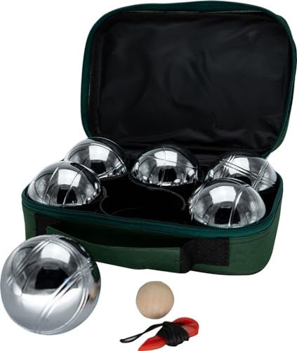 Generisch Boules Set Kugeln 7ST Jacksonville Outdoorspiel Boule Set Gartenspiel Petanque