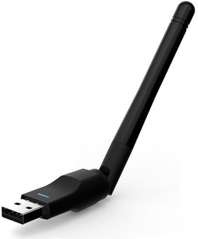 Asyduey Récepteur NIC sans Pilote USB sans WiFi Tout-en-Un Récepteur NIC PC Portable WiFi Remplacement de L'Émetteur Externe