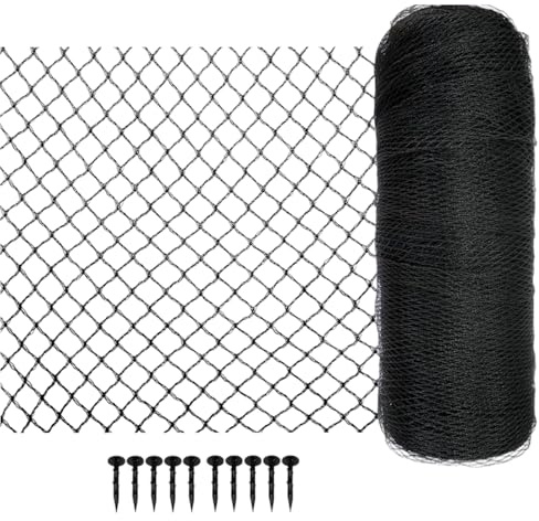 Red antipájaros para jardín | Protección de árboles – Red de pantalla para barreras de pájaros 4 x 10 metros para huerto árboles frutales y estanques exteriores