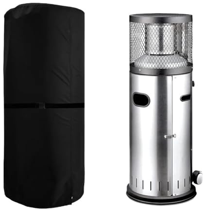 Cubierta Calentador Patio Funda impermeable for calentador de aire, tela Oxford 210/420D, resistente al viento, for muebles de jardín de exterior(A 50x120cm 420D)
