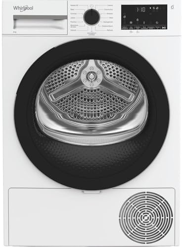 Whirlpool C WD 83M WBS IT, capacité 8 kg, classe D, couleur blanche, affichage numérique XL