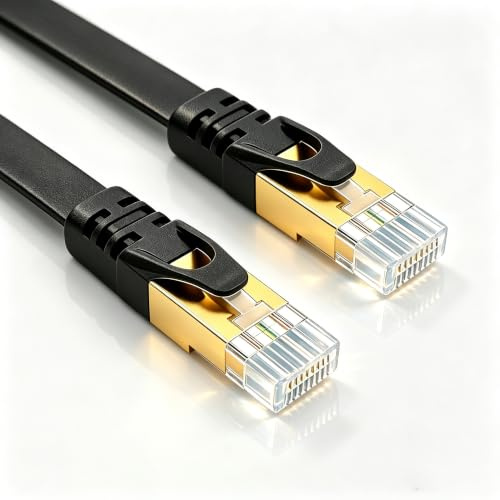 CAT8 LAN Kabel 10 M, Netzwerkkabel Ethernetkabel 100% reines Kupferkern