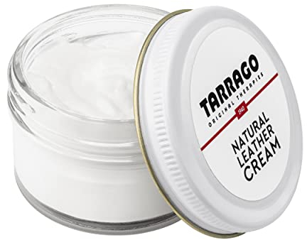 Tarrago | Natural Leather Cream 50 Ml, Zapatos y Bolsos para Hombre | Crema Protectora para Calzado de Cuero | Betún para Zapatos | Cuidado del Calzado | Nutre, Repara y Protege