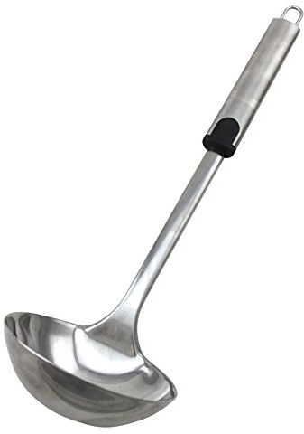 Fackelmann Cazo Sopa Carolina acero inox, polipropileno, color negro e inox. 1 ud.