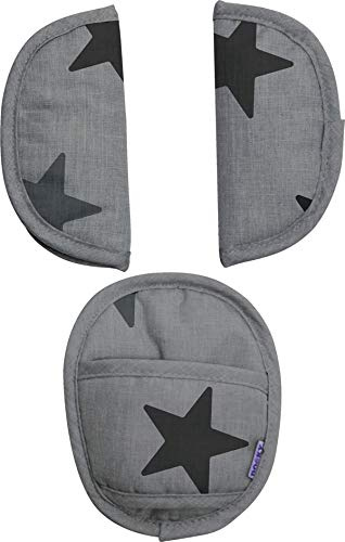 The Original Dooky 126922 Polsterung Universal, Grey Stars