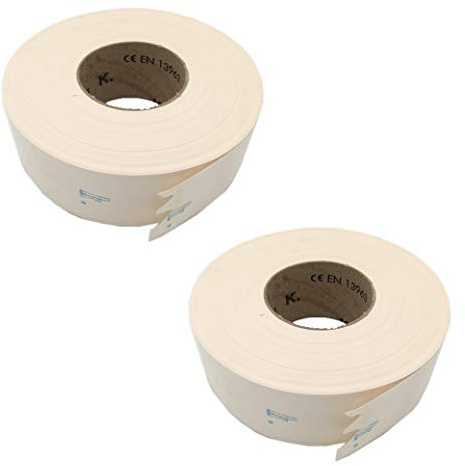 2 St. KNAUF® Papier Fugendeckstreifen - Rolle a' 75m; Breite: 5cm - Papierbewehrungsstreifen, Fugenband