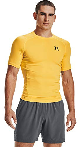 Under Armour Herren UA HG Armour Comp SS, kurzärmliges Funktionsshirt, schnelltrocknendes T-Shirt mit Kompressionspassform