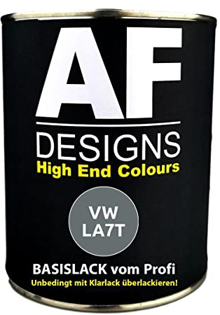 Alex Flittner Designs 1L für VW LA7T United Grey Metallic Spritzfertig | 1L Autolack für VW LA7T United Grey Metallic