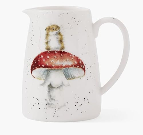 Wrendale Designs Royal Worcester Wrendale Deigns Small Posie or Individual Cream 125 ml Jug He is a Fun-Gi Mouse