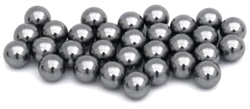 Schleudermunition Softair Kugeln Stahlkugeln 6mm Kaliber 500/1000 / 2000 Stück Metallkugeln für Katapult Zwille Slingshoot Schleuder in Silber Kugellager (500)