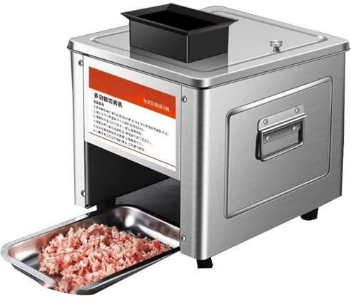 Commercial Machine,Commercial Meat Slicer, Electric Food Slicer, Meat Deli Slicer, Stainless Steel Blade Auto Meat Slicer for Home use Cheese Food Electric Deli Slicer,2.5mm