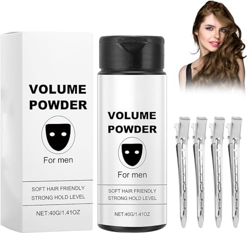 Rostblant Hair Styling Powder für Männer, Hair Powder Männer, Polvere di styling naturale a lungo termine, Polvere di texture Haarpulver