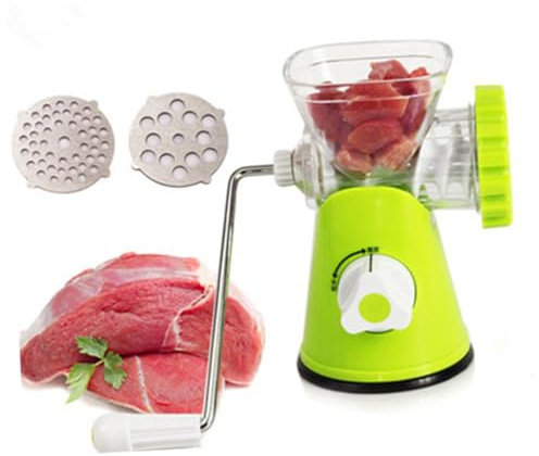 Holibanna Tritacarne Manuale a Base in Acciaio Inossidabile per Carne Verdure e Frutta Facile da Montare e